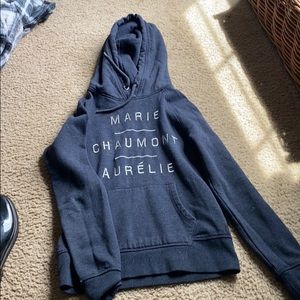 Navy blue sweatshirt women’s xs
